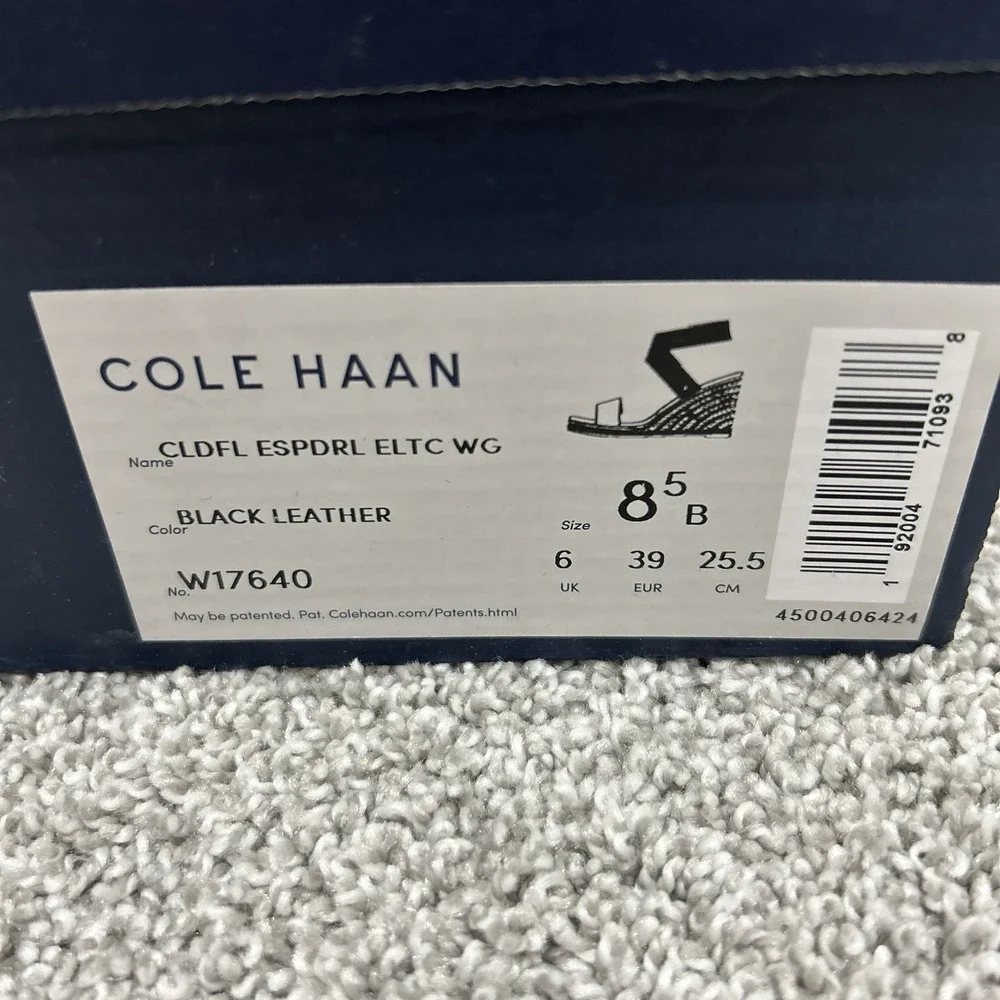Women's‎ Cole Haan Cloudfeel Comfort Slip On Espadrille Wendge 9.5